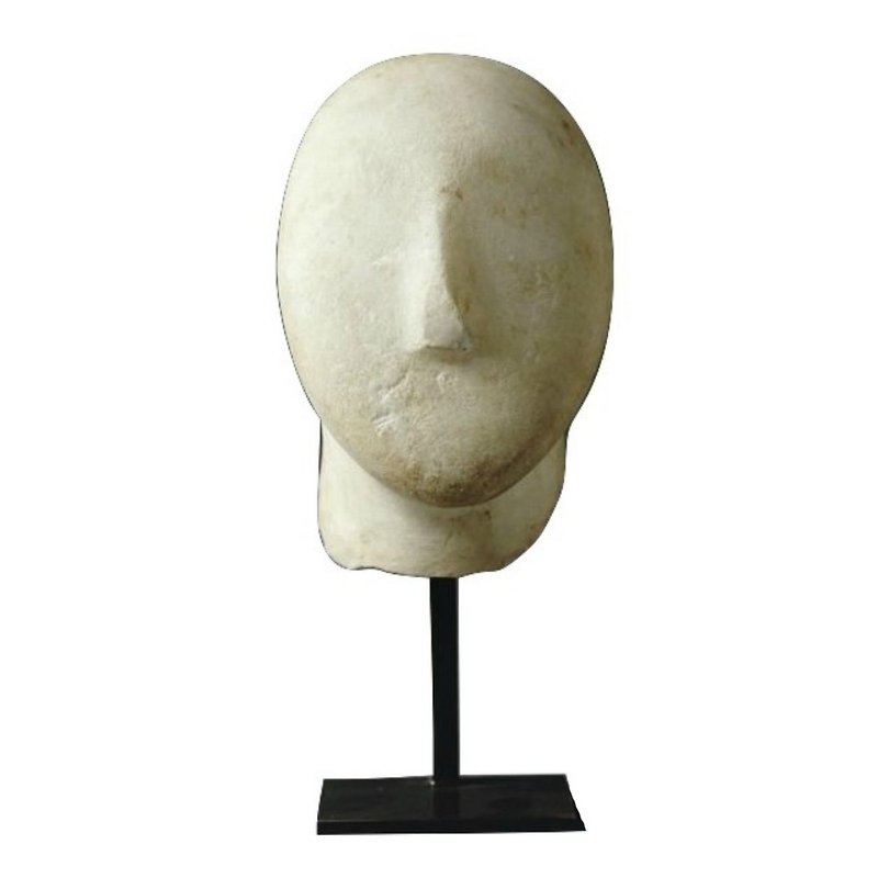 法國羅浮宮基克拉澤斯雕像 - 裝飾/擺設  - 樹脂 白色