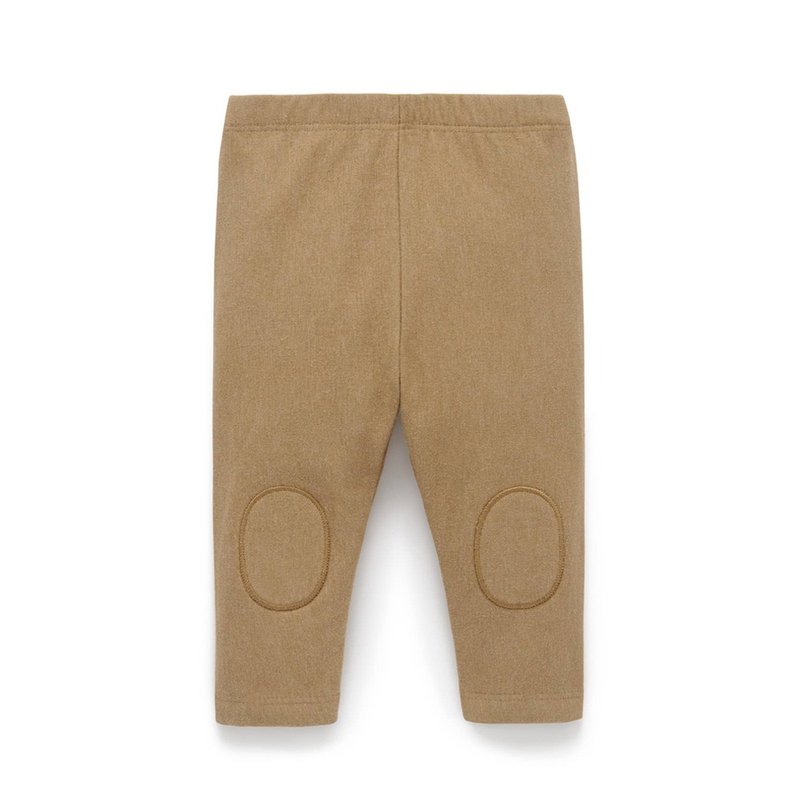 Australian Purebaby organic cotton baby comfortable cotton trousers 3M~18M brown - กางเกง - ผ้าฝ้าย/ผ้าลินิน 