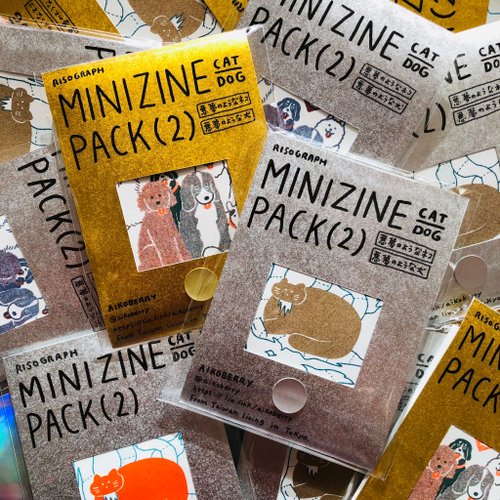 CAT/DOG MINI ZINE PACK2 - ショップ Aikoberry 本・絵本 - Pinkoi