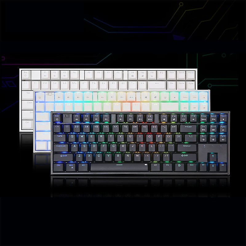[Free shipping] Three-mode wireless RGB hot-swappable aluminum alloy mechanical keyboard Ai Stone AL87PRO - อุปกรณ์เสริมคอมพิวเตอร์ - วัสดุอื่นๆ หลากหลายสี