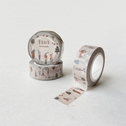 Ching Illustration 紙膠帶 Masking Tape | 賞鳥散策 Bird Walk