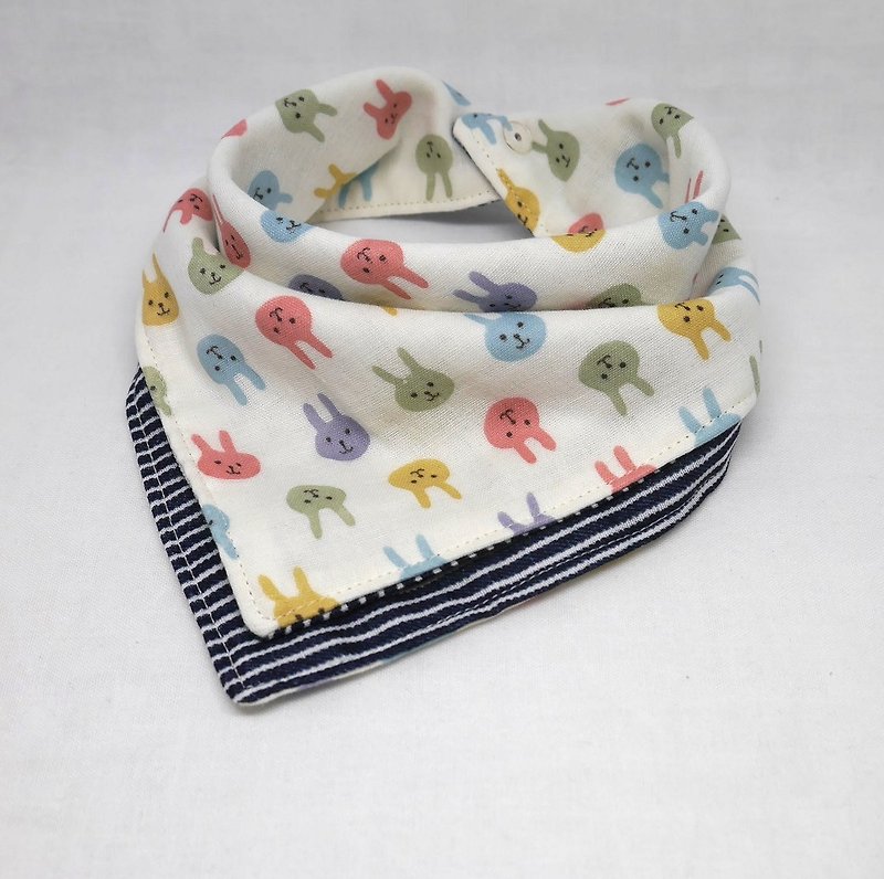 Japanese Handmade 6-layer-gauze Baby Bib - Bibs - Cotton & Hemp Multicolor