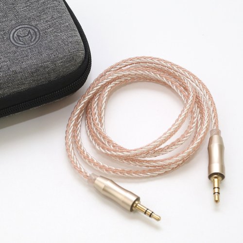 川木音箱 x ChuanMu Audio 發燒3.5mm公對公鍍純銀aux對錄線【川木】全新現貨【W251】