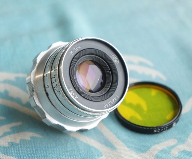 Industar-26M ❗️50mm F2.8 レンズ M39‼️RED P❗️