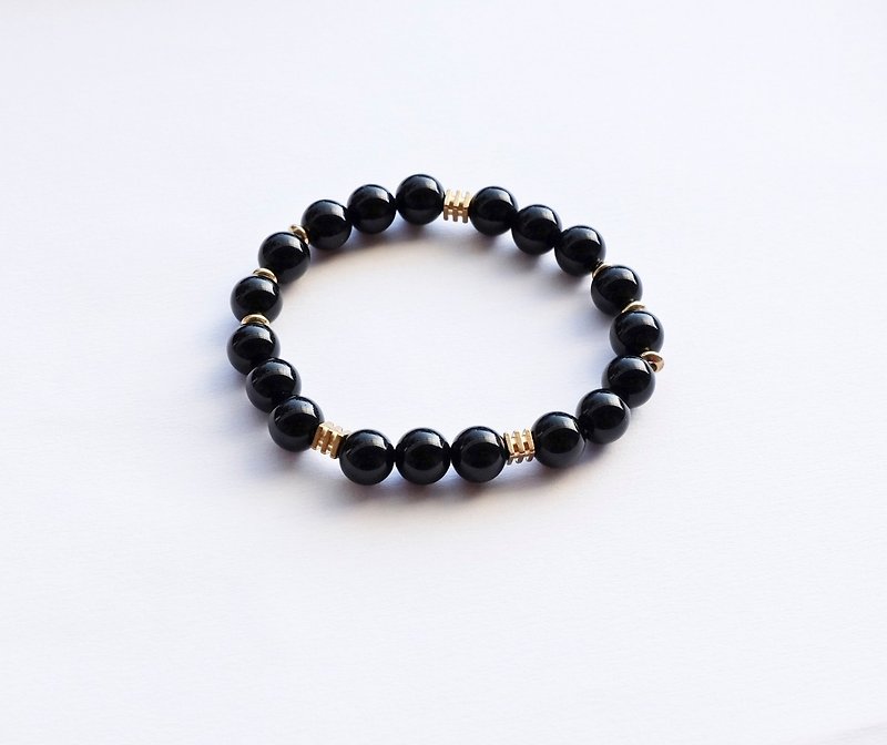 Lover's Gift Good Luck Guardian #4 Obsidian/Black Onyx - Bracelets - Gemstone Black