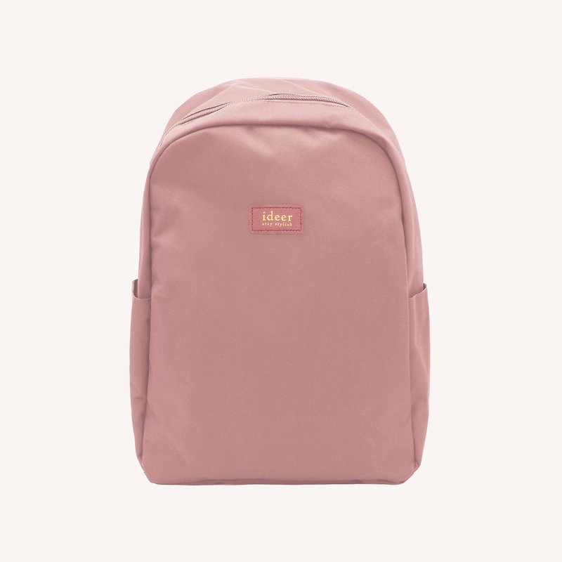 [Transfer] Pink water-repellent nylon anti-theft backpack laptop cherry blossom computer bag - กระเป๋าเป้สะพายหลัง - วัสดุอื่นๆ สึชมพู