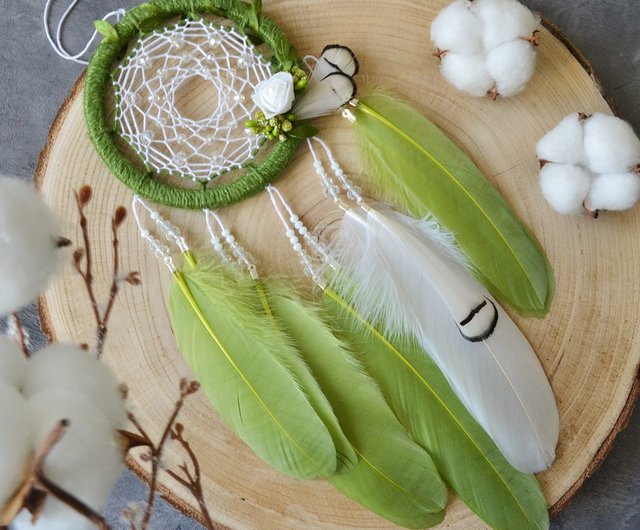 ネイティブアメリカン工芸品 ドリームキャッチャー 貴重BIG！70's