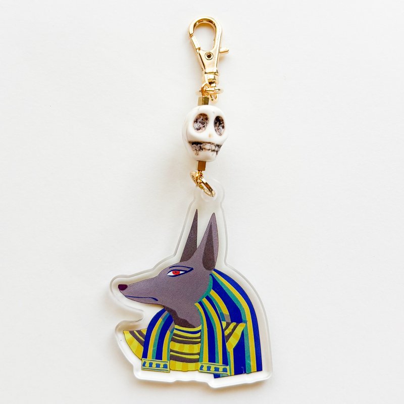 Egyptian Underworld God Anubis Charm - Charms - Acrylic 