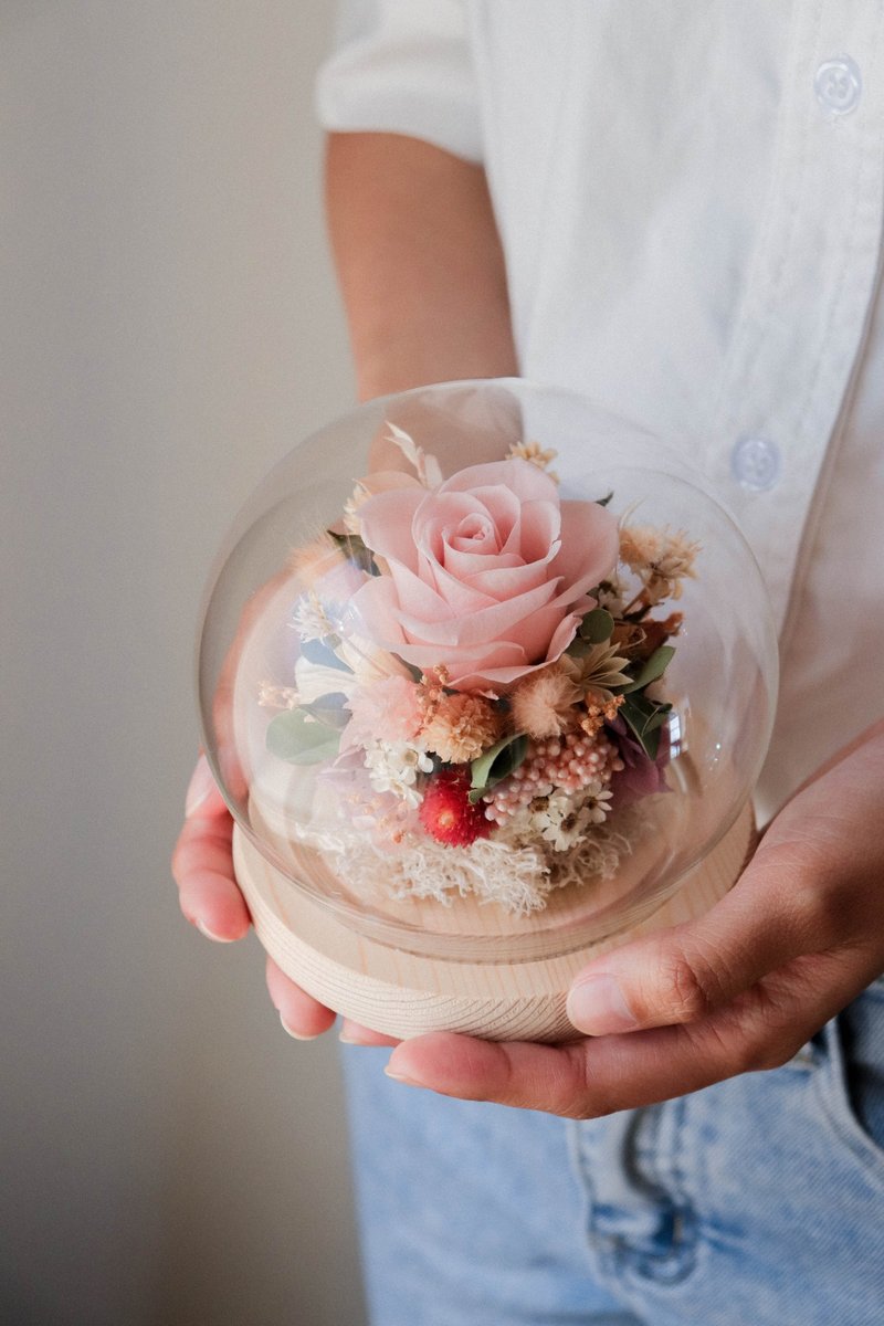 | 手作DIY | - 永生花玻璃球材料包  手作 DIY 乾燥花 - 其他 - 植物．花 多色