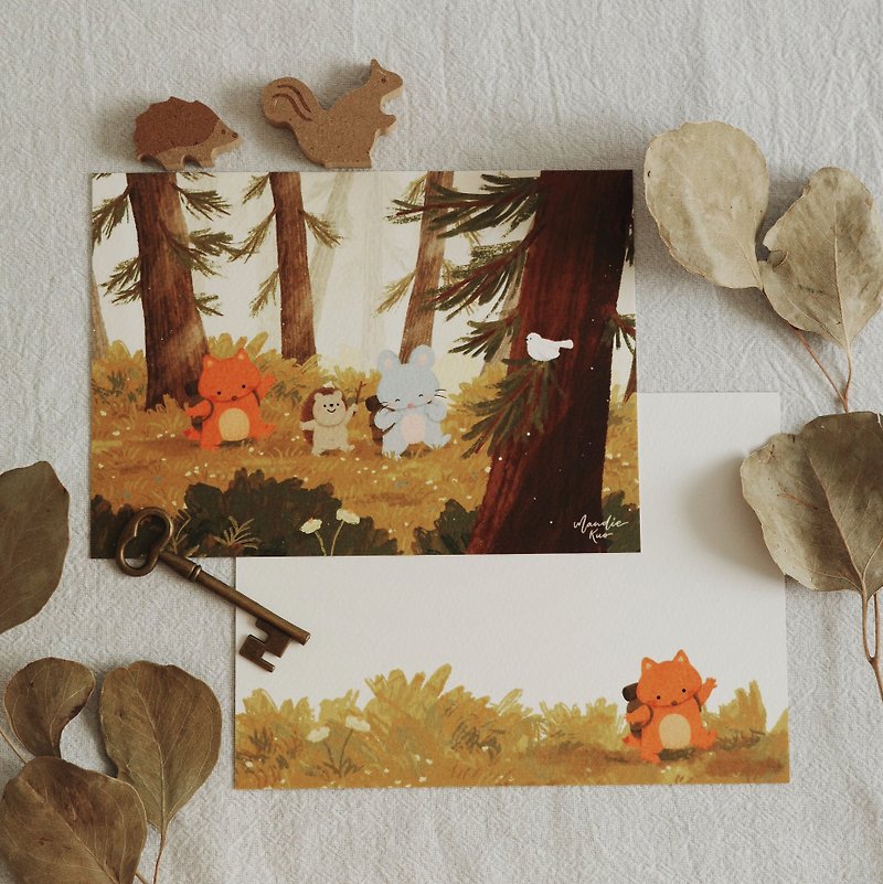 Forest Adventure - Mandie's Postcard - Cards & Postcards - Paper Green