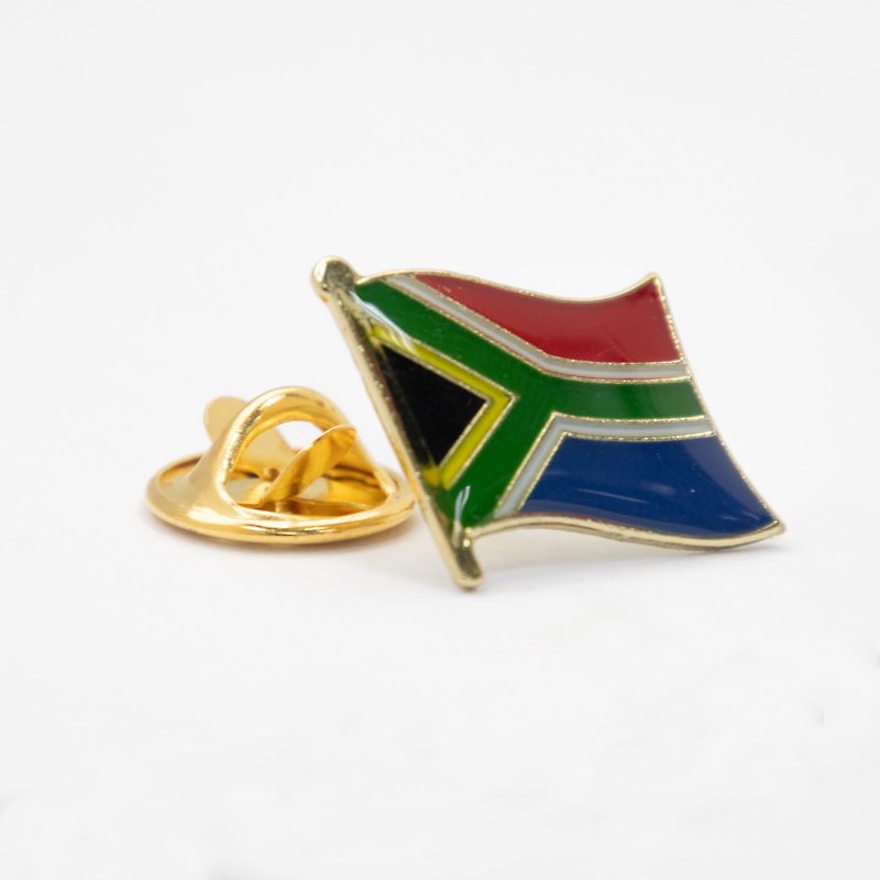 南アフリカ南アフリカ国章ピンメタルジュエリー国旗ピン国章バッジ国旗 - ブローチ - その他の素材 多色