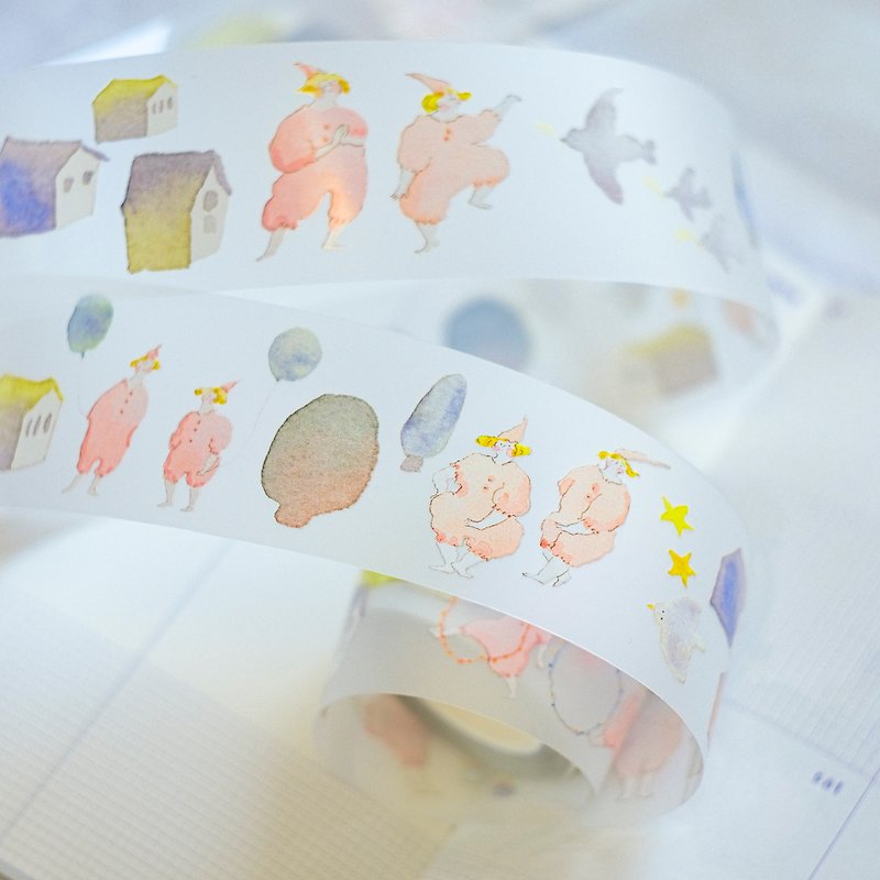 Pinky Fairies | PET tape | dodolulu - Washi Tape - Paper Multicolor