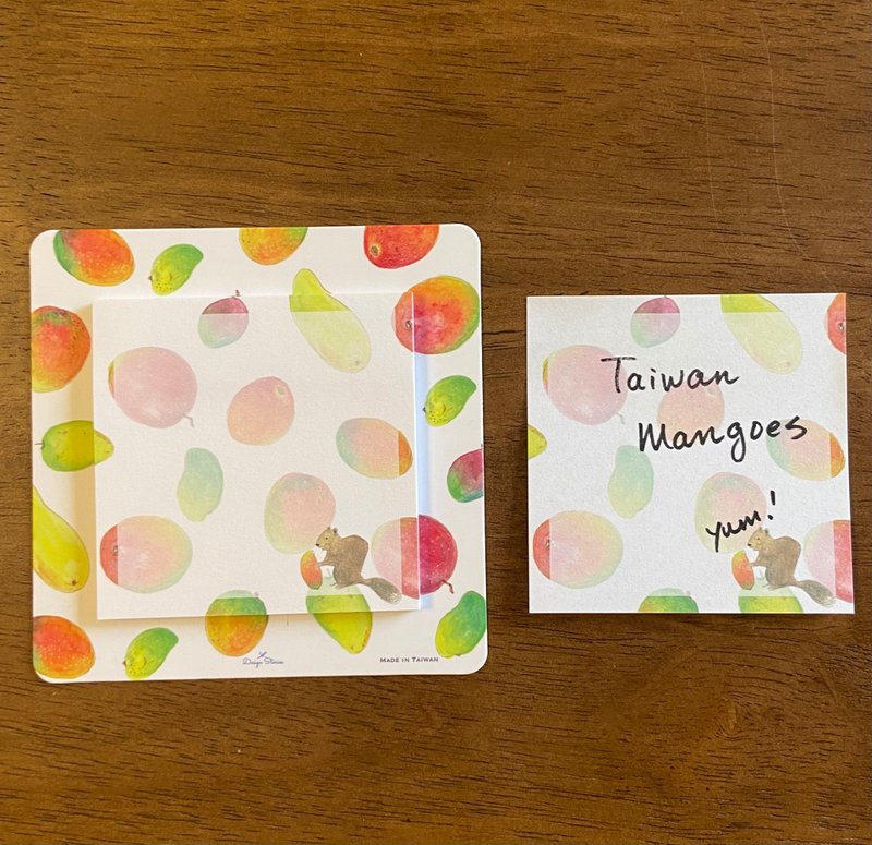 Taiwan mango sticky note - Sticky Notes & Notepads - Paper 