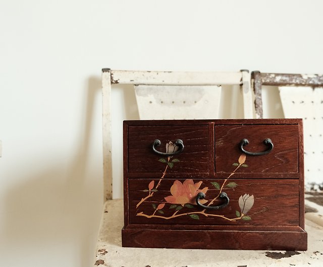 古道具日本昭和實木裁縫箱- 設計館從古至今百貨行擺飾/家飾品- Pinkoi