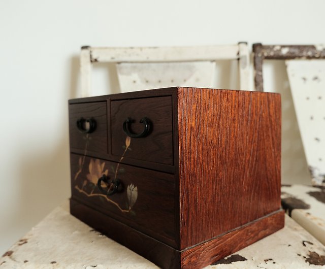 古道具日本昭和實木裁縫箱- 設計館從古至今百貨行擺飾/家飾品- Pinkoi
