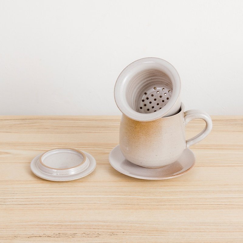 [Ferbedo] Tao Life Good Rhyme Cup-Retro Brown - Teapots & Teacups - Pottery Khaki