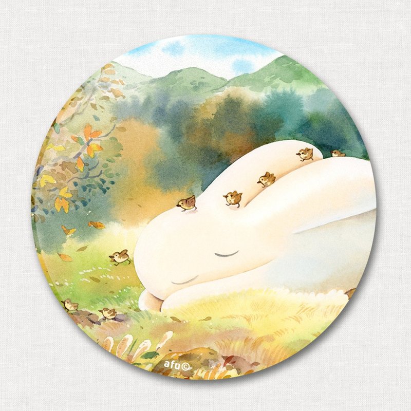 afu陶瓷吸水杯墊-溫暖的陽光 - 杯墊 - 陶 
