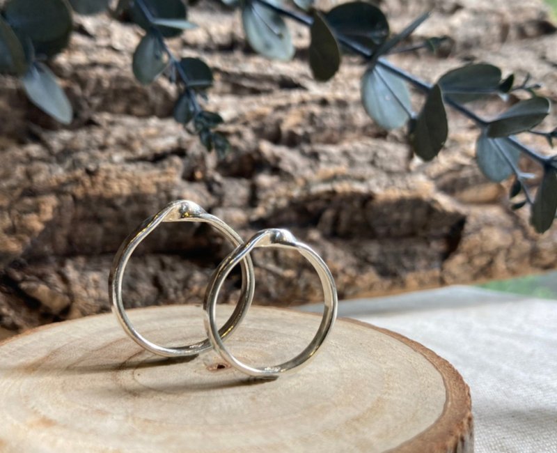 Mobius Silver - Couples' Rings - Sterling Silver Silver