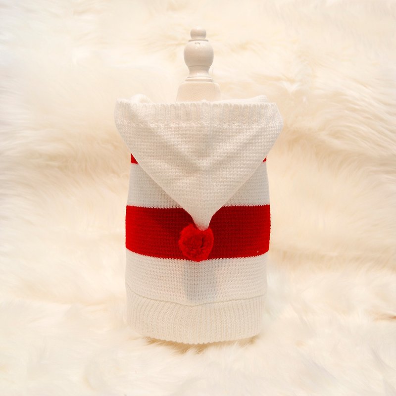 【Momoji】 Pet Sweater - Abigail - Clothing & Accessories - Polyester Red