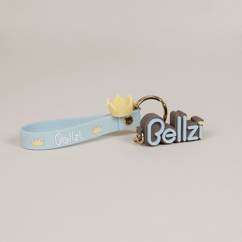 Bellzi | Bellzi Logo Keychain Bellzi Logo立體公仔吊飾 - 鑰匙圈/鑰匙包 - 矽膠 藍色