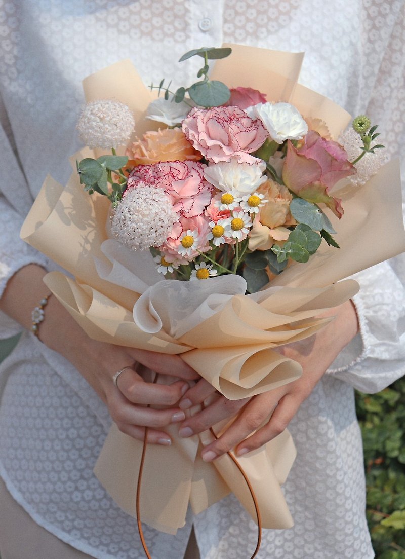 | Mother's Day Pre-order| - Give you the best - Mother's Day bouquet, carnation flowers bouquet - ของวางตกแต่ง - พืช/ดอกไม้ สึชมพู
