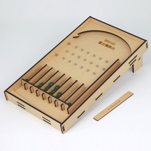 【ほぼ新品】アンティーク調ボードゲーム ピンボール 木製野球盤 インテリア ほぼ新品】アンティーク調ボードゲーム ピンボール 木製野球盤