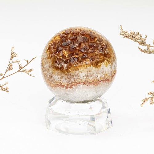 石之王 King Stones - 水晶天然石飾品、原礦 瑪瑙許願晶球 520324