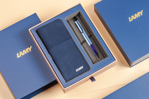 LAMY TAIWAN 官方旗艦館 【雷雕刻字】LAMY 原子筆 磁吸筆套禮盒 / AL STAR / 多彩選01