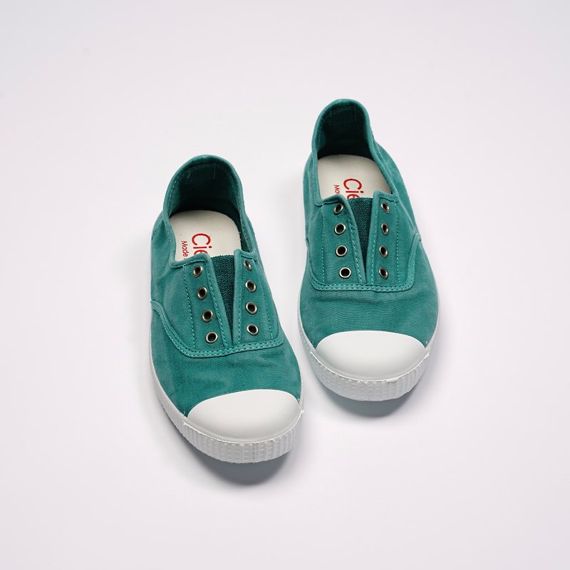 Spanish national canvas shoes CIENTA 70777 160 mint green washed old fabric adult - Women's Casual Shoes - Cotton & Hemp Green