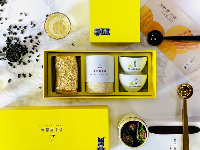 【Pinkoi Light Diet Guide】Sanfu tea tasting gift box - Tea - Other Materials White