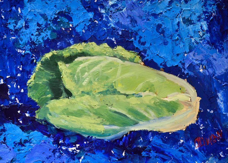 Da Bai Cai Art Peking Painting Pet-sai original  Artwork 大 - 海報/掛畫/掛布 - 環保材質 綠色