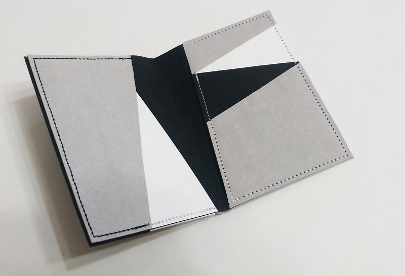 naturaism black & white washable kraft paper card holder - Card Holders & Cases - Paper White