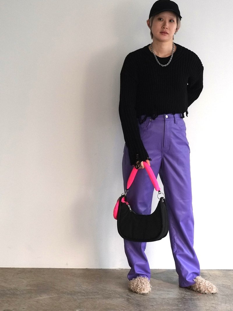 round 2WAY shoulder(C25001) 女包 - 側背包/斜背包 - 聚酯纖維 