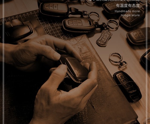 レトロ本革バイクキーケース HARLEY 48 72 ファットボーイ ダイナ1200