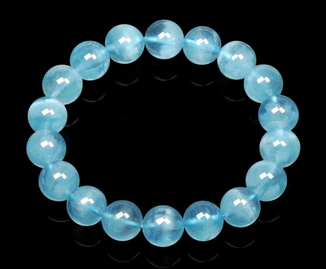 キャッツアイ✨アクアマリン✨ブレスレット Zhengjia Jewelry] アクアマリン トップキャッツアイ アクア