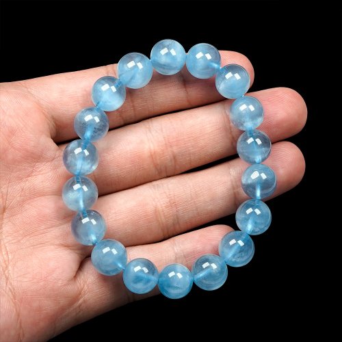 Zhengjia Jewelry] アクアマリン トップキャッツアイ アクア