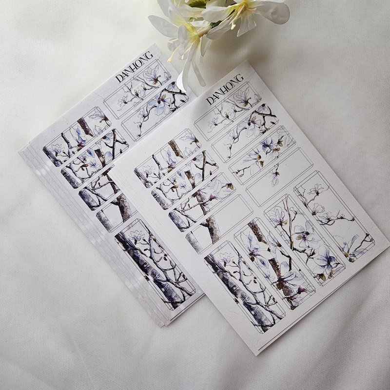 Oriental label sticker & paper _ 3 - 貼紙 - 紙 