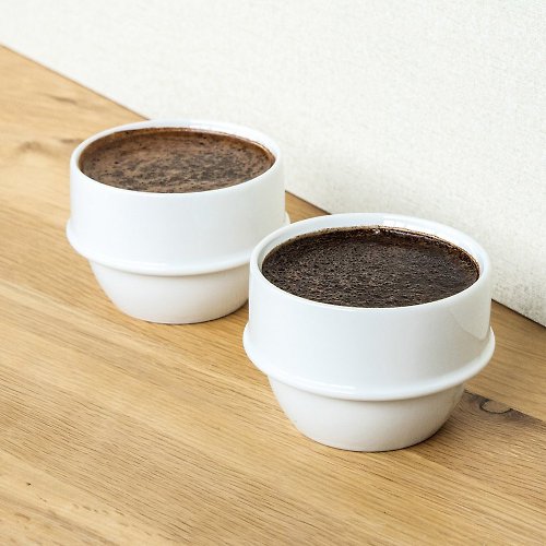 日本 ORIGAMI 摺紙濾杯 陶瓷杯測碗 220mL/符合COE國際競賽專業規格/咖啡器材