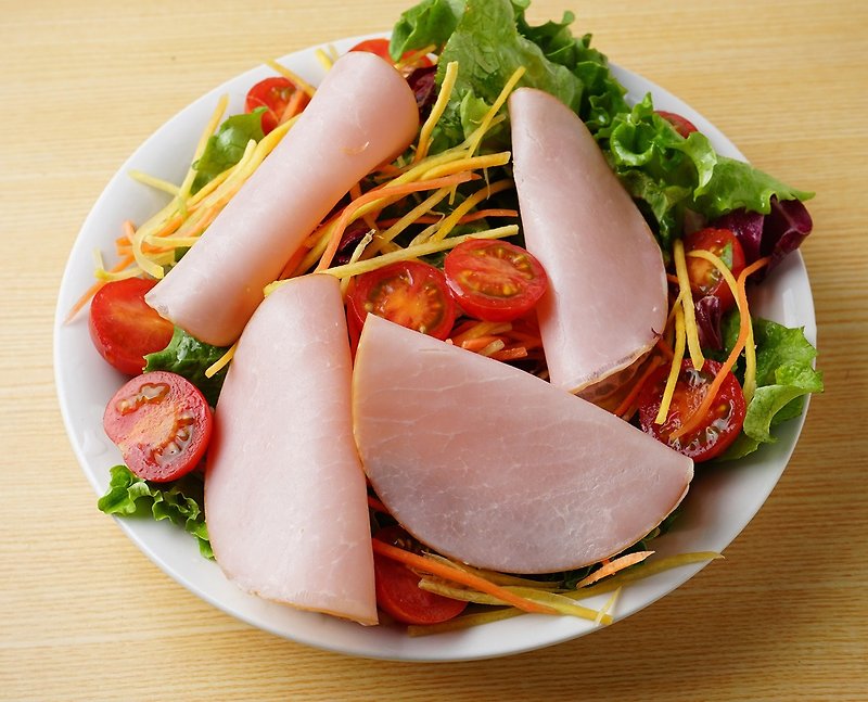 Vegan Ham - ขนมคบเคี้ยว - อาหารสด สีแดง