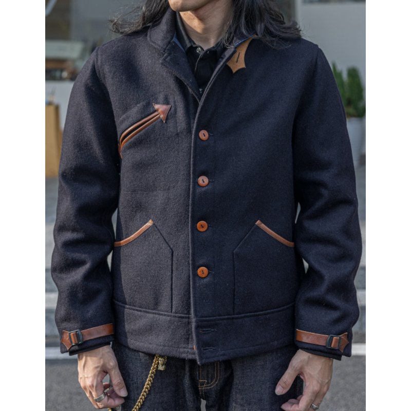 1930年代 ウールジャケット ワークジャケット 鉄道作業員制服 Viva la Revolución - アウター メンズ - その他の素材 ブルー