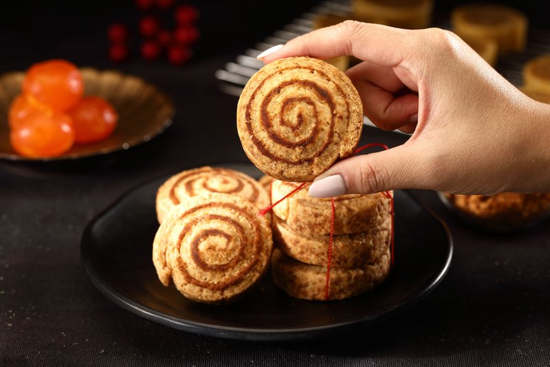 [Fat Butcher Shop] French hand-rolled shortbread biscuits 10 pieces Taiwan's famous souvenirs have the highest repurchase rate - Handmade Cookies - Fresh Ingredients Orange