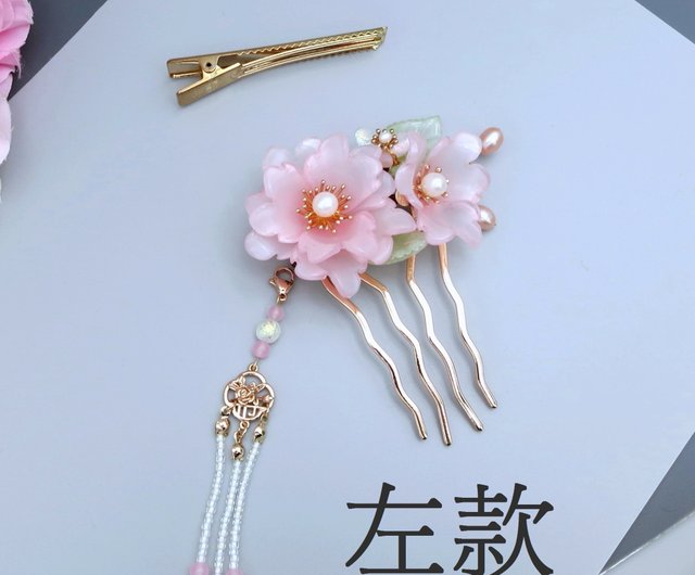 ハンドメイド ヘアアクセサリー かんざし 374 牡丹 - ハンドメイド