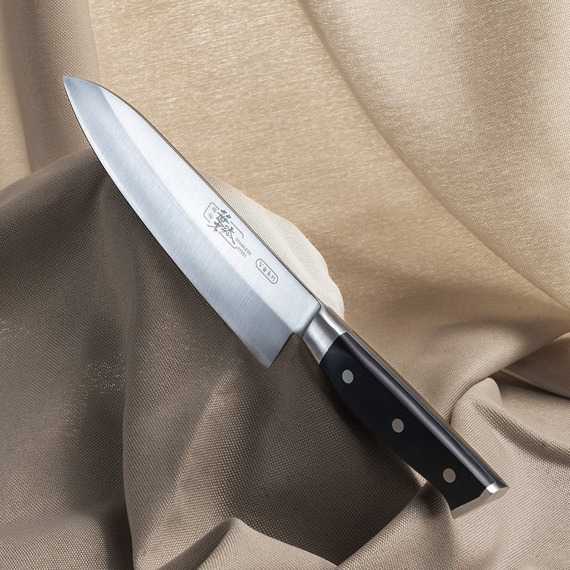 葉添-電木柄系列 口金菜刀-主廚刀 (17.5cm) - 菜刀/刀架 - 其他金屬 
