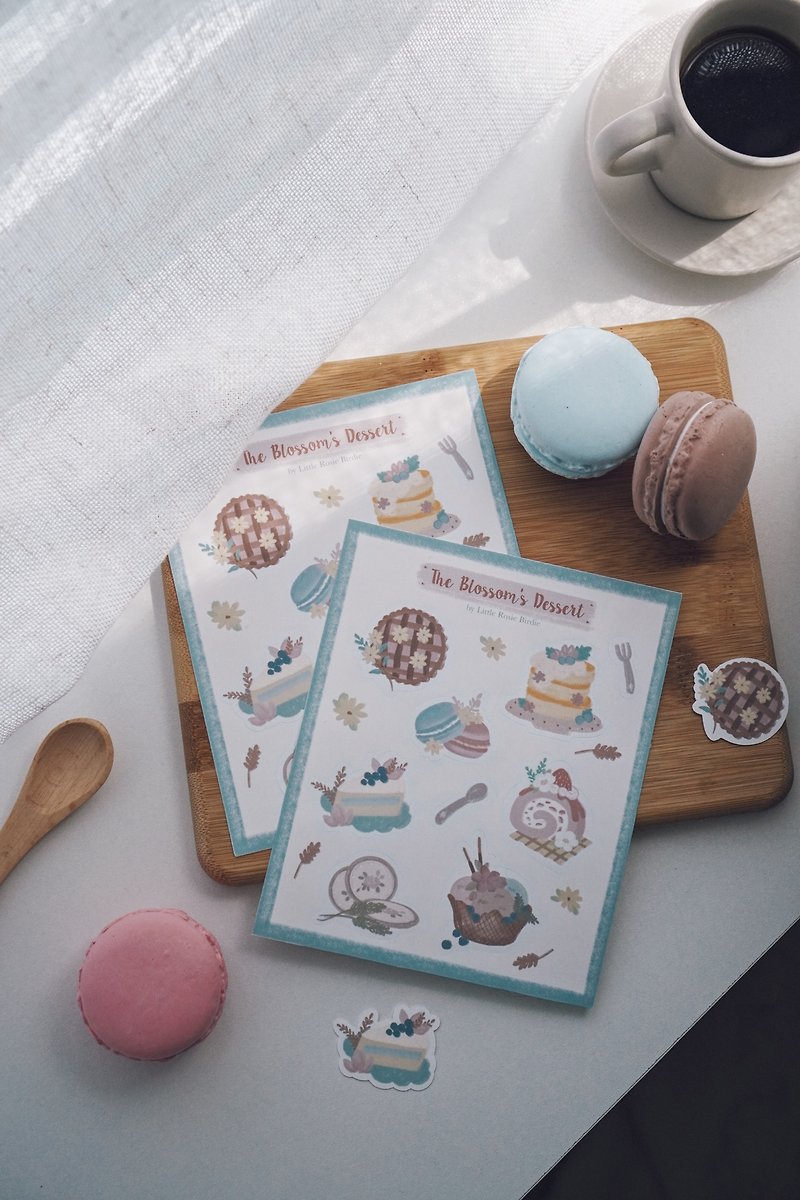 The Blossom's Dessert Matte Sticker Sheets - Stickers - Paper 