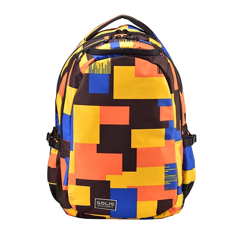 SOLIS Camouflage Series 15" Ultra+ basic laptop backpack(Yellow Rocking) - Laptop Bags - Polyester 
