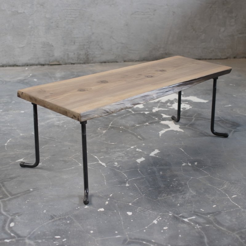 wood iron table 33*91*39 - 餐桌/書桌 - 木頭 咖啡色