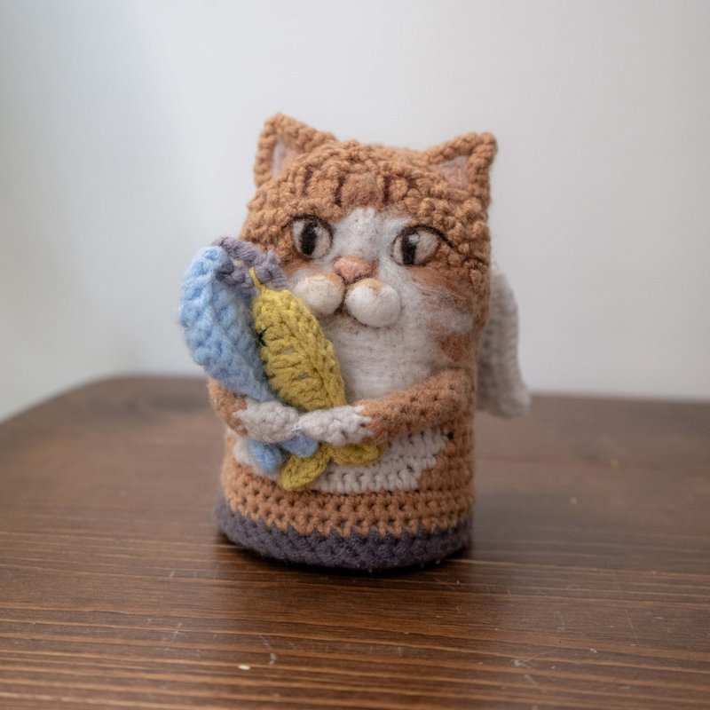 【寶貝好好睡】毛線紀念罐-全身大寶貝 - 客製化寵物商品 - 棉．麻 多色