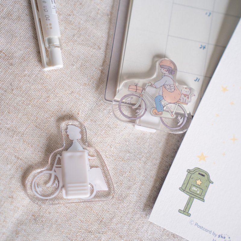 Kitty Mail Acrylic Clip - 其他 - 塑膠 