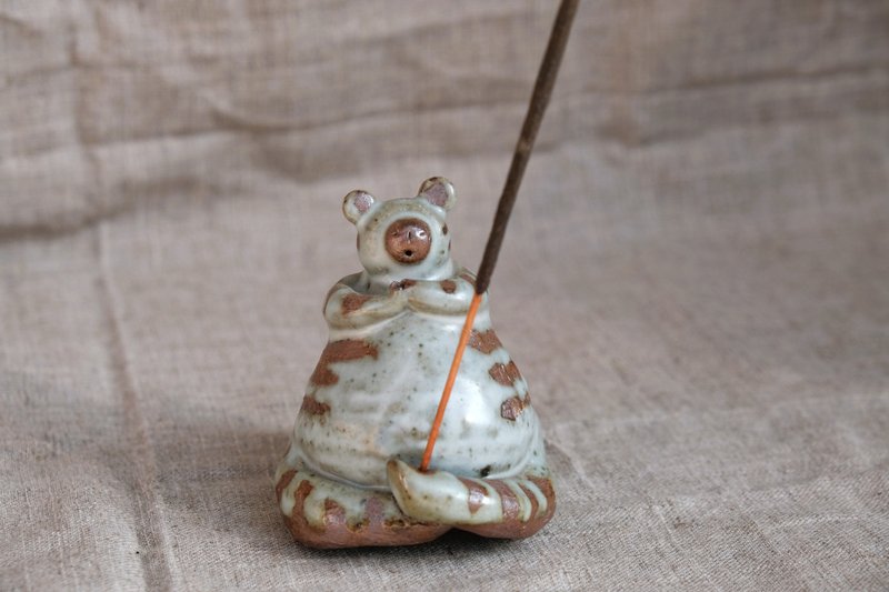 陶偶 - 生活陶器  擺飾 公仔 線香座 - 擺飾/家飾品 - 陶 灰色