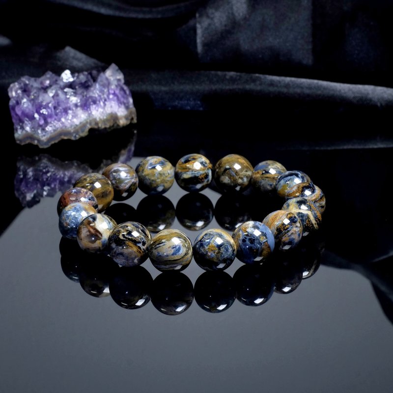 One Picture One Object / 12mm Namibia Peter Stone Crystal Bracelet Bracelet Natural Stone Business Transport - Bracelets - Crystal 